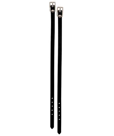 Weaver Leather English Spur Straps Black, 1/2 x 19