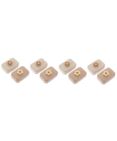 Gatuida 8 sentences Colored contact lenses contact lens container case lens container for the outdoor area lentil holder The flowers holder make-up lenses accompanying box travel organizer pp various colors x 4 pieces 6.20x4.20cmx4pcs