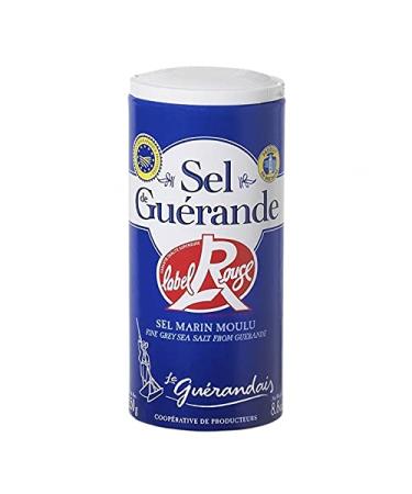 Le Guérandai S Red Label Ground Sea Salt 250g (Pack of 3)
