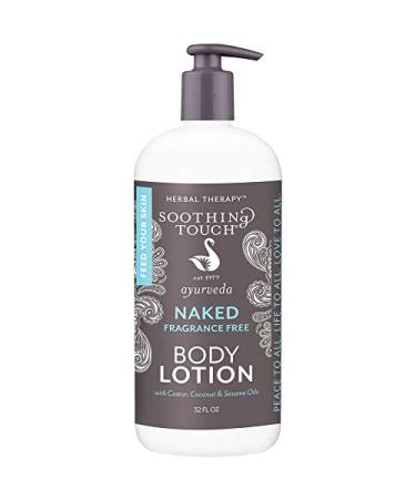 Soothing Touch  Ayurveda Body Lotion - NAKED Unscented / 32 oz.