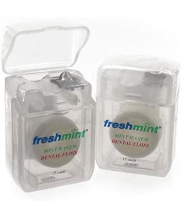 144 Spools Freshmint Mint Waxed Dental Floss - 12 Yards Each | International Shipping Available - Buy Online on GoSupps.com