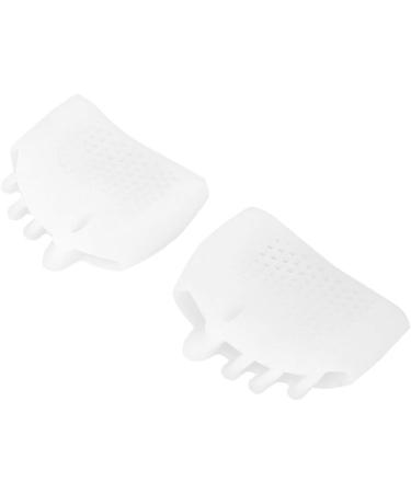 Semme Toe Separators - Silicone Straightener for Bunion Pain Relief | 2 Pairs Hallux Valgus Foot Care (White) - Buy Online on GoSupps.com
