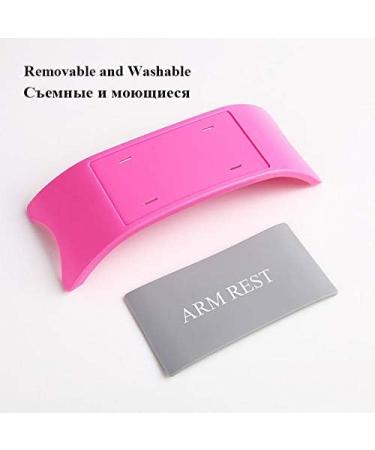 New Plastic Silicone Pad Mat Nail Art Cushion Pillow Hand Holder Nail Arm Rest Easy Clean Wrist Support Beauty Manicure Tools - (Color: Pink) - Buy Online on GoSupps.com