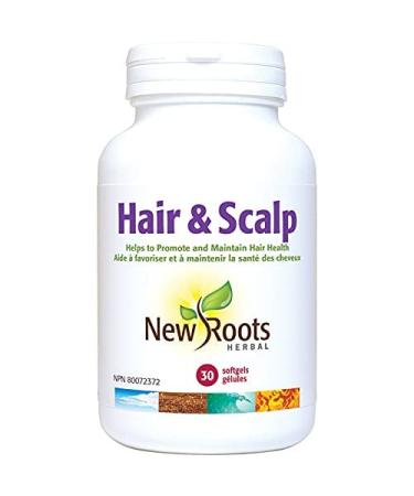 New Roots Herbal - Hair & Scalp 30 softgels - Helps to Promote and Maintain Hair Health