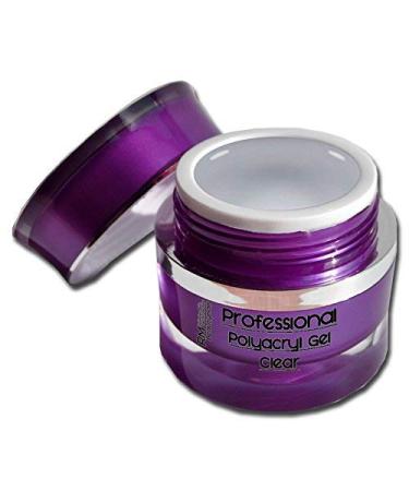 15ml Polyacryl Gel Clear UV Gel Acrylic Gel LED Builder Gel Professional Line 15 ml (1 pack)