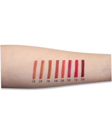 Lip Pencil Set 8pcs LIP LIP CURT KIT TEMPERPHERSHER LIP LIP LIVERS LE DURNATION RETRO LE Lipsticks with Golden Sweat Proof Lip Set - Buy Online on GoSupps.com