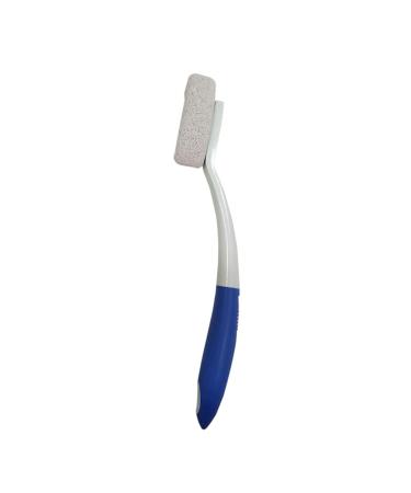 Healifty Pumice Stone Lava Pedicure Tools Long Handle Hard Skin Remover for Hands Foot File Exfoliation (Blue)