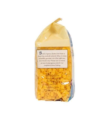 Brad's Organic Gluten Free Rice Pasta Ditali 12oz - Shop Now for Delicious & Healthy Pasta - Buy Online on GoSupps.com