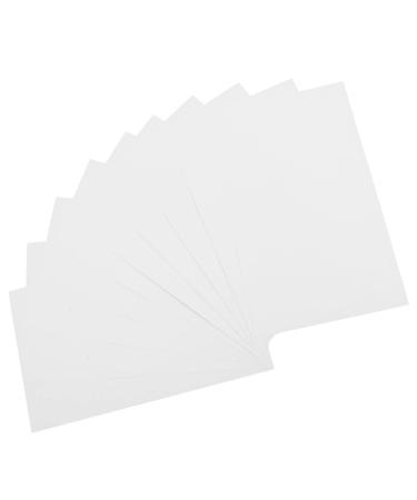 NUOBESTY 10 Sheets Raw Rice Cardboard Rice Paper Plants Convenient Thick Paper Drawing Paper Thicken White 0.1X30X50CM