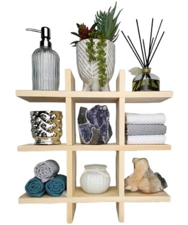 Tic Tac Toe Toilet Paper Holder - Natural with Black X's - Buy Online on GoSupps.com