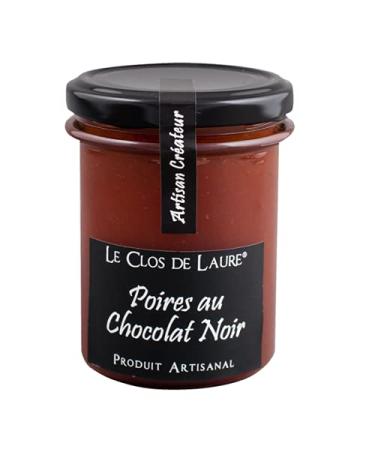 Le CLos de Laura pear jam with chocolate from France 220 g pear with chocolate