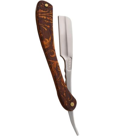 Beavorty 2-in-1 Folding Razor Holder | Stainless Steel Barbershop Razor Blades | Rustproof Straight Shave for Men | Durable Hairdressing Blade Supply - Buy Online on GoSupps.com