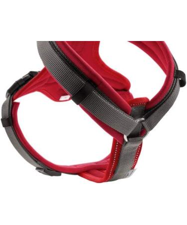 HUNTER Harness Maldon XS (34-49) - Red/Grey | Premium Dog Harness for Comfort & Style - Buy Internationally! - Buy Online on GoSupps.com
