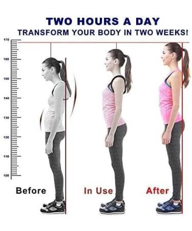 2Pcs Posture Corrector for Men and Women Spinal Support Back Brace Improve Bad Posture Back Shoulder Neck Pain Relief Adjustable Lumbar Shoulder Support Belt Strap Medium - Buy Online on GoSupps.com