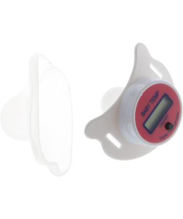 Digital Nipple-Shaped Thermometer for Babies - High Accuracy LCD Display - Fever Monitor Gauge - Oral Mouth Temperature Measuring - Pink/Blue - Buy Online on GoSupps.com