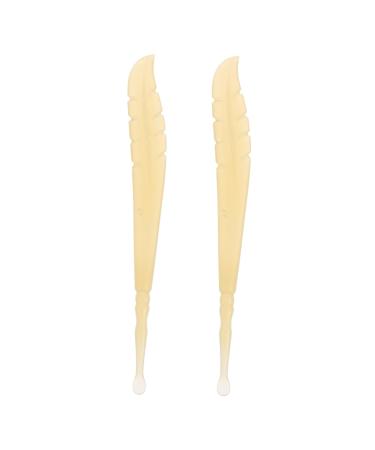 FRCOLOR 2pcs Portable Earwax Extractor Soft-tip Ear Cleaning Tool for Gentle Ear Care Travel-Friendly Picks for Adults and