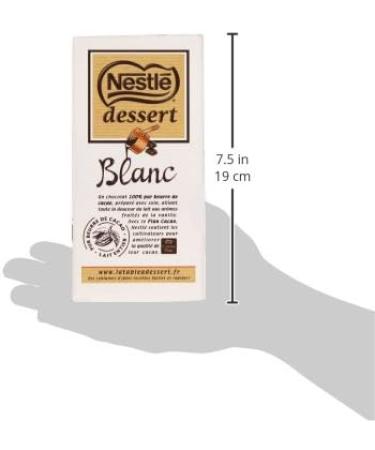 Nestl Dessert White Chocolate Bar 180 g - Pack of 5 - Buy Online on GoSupps.com