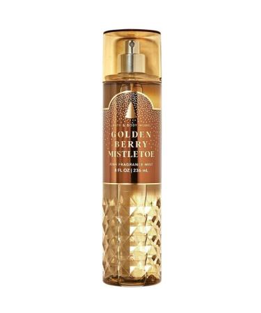 Bath and Body Golden Berry Mistletoe Fine Fragrance Mist 8 fl oz