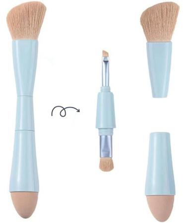 Joselin Makeup Brush Glam Blend Eyeshadow Brush Set Foundation Brush Beauty Tool Multifunctional Portable Beauty Pen (Blue) - Buy Online on GoSupps.com
