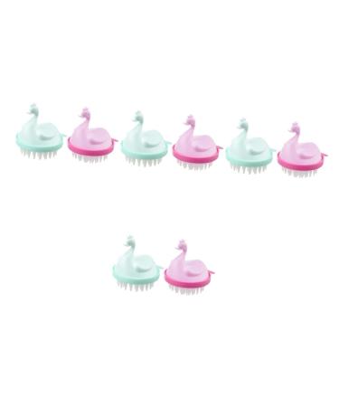 Ultechnovo 8 STK Massage shampoo comb shampoo brush headwasher hair peel for the scalp scalp scalp (scalp brush scales.