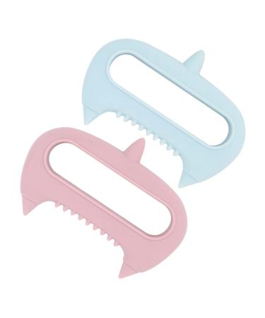 Beaupretty 2st acupuncture massage device Roller massage device Head massager made of silicone portable massage lying portable massage device Hand massager silicone acupuncture massage device