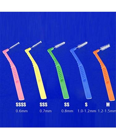 Chironal 20PCS/Set L Shape Brushing Your Teeth Wire Brush - 0.6mm-1.5mm - Buy Online on GoSupps.com