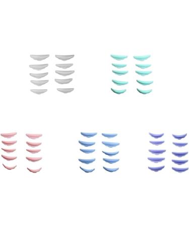 Dajidafu 5 Pairs Lash Curlers Lashes Lift Perming Eyelash Tool Domestic Eyelashes Kit Fashionable for Adults Beautifying Green - Buy Online on GoSupps.com