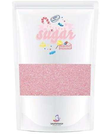 Colorful sugar pink ros 100g decorative sugar