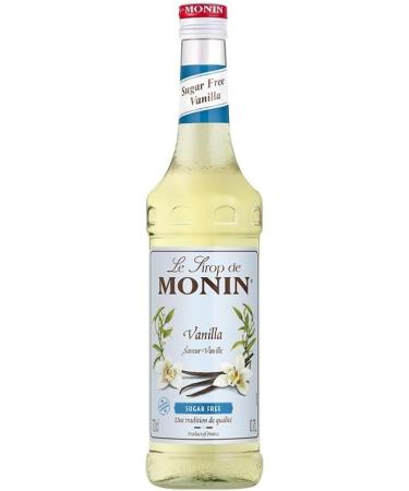 MONIN Sugar Free Vanilla Assortment and 1 Pump for Hot Beverages Coffee Latte Cappuccino Chocolate - Natural Flavors - 70 cl - Buy Online on GoSupps.com