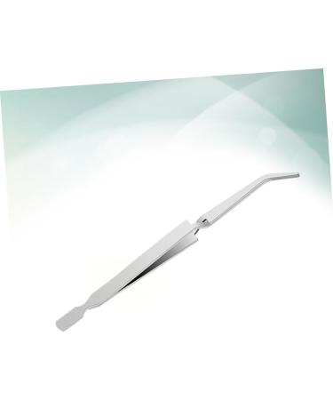 FOMIYES 1pc Tweezers Nail Art Clip Nail Pincher Manicure Tool 17*0.9cm Silver - Buy Online on GoSupps.com