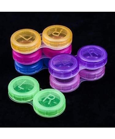 Double Contact Lens Container - Transparent Storage for Contact Lenses with Lid & Solution | Ideal for Travel - Buy Online on GoSupps.com