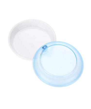 Tooth Protection & Cosmetic Tooth Storage Box - Portable Rotatable Holder for Dentures | Cute Designs in Blue - Buy Online on GoSupps.com