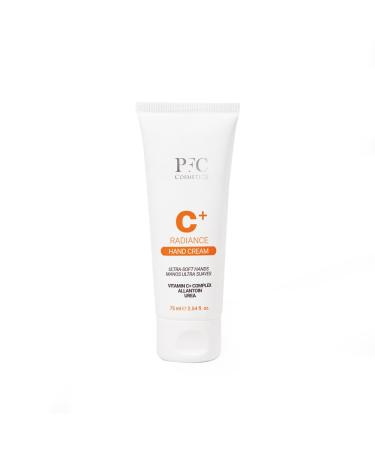 PFC Cosmetics - Repairing Hand Cream with Vitamin C Radiance + Vitamin C Complex + 75 ml Concentrate 2% with Sun Protection for Hand and Skin Hydration.
