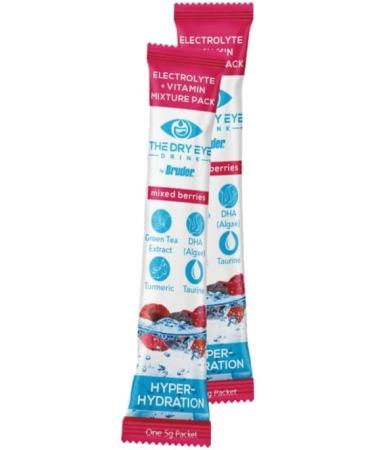 Ultimate Hydration for Dry Eyes | Sugar-Free Electrolyte Powder Packets with Vitamins & Turmeric | 20 Mixed Berry Packets - Buy Online on GoSupps.com
