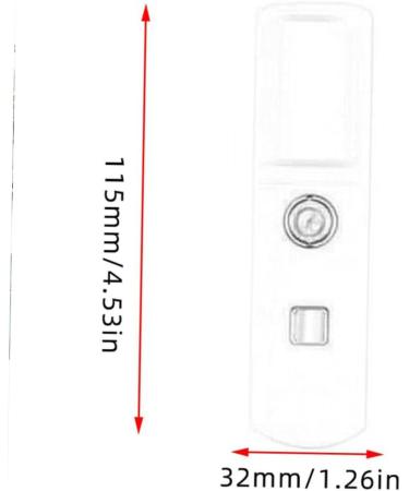 DRESSOOS Handheld Face Steamer 1pc Sprayer Hydrating Humidifier Small Humidifiers Face Steamer Mini Facial Spa Steamer L8 - Buy Online on GoSupps.com