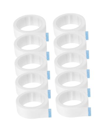 VINTORKY 10 Rolls Lash Extension Tape Adhesive Eyelash Tape Eyelash Grafting Tape Color Eyelash Tape Makeup Stuff Colorful Duct Tape Color Tape Makeup Tape Extend Non-woven Fabric 900x1.2cm White 1