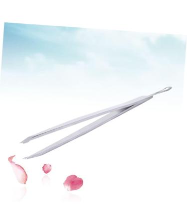 Angoily 1pc Lash Makeup Stainless Steel Eyebrow Eyebrow Clip Beauty Tools Eyebrow Trimming medium Silver - Buy Online on GoSupps.com