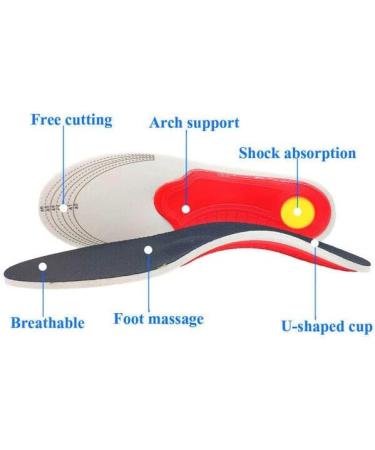 Best Plantar Fasciitis Shoes & Insoles | Orthotic Relief for Arch Pain | Flat Foot Inserts for Men & Women (EU 40-46 - Buy Online on GoSupps.com