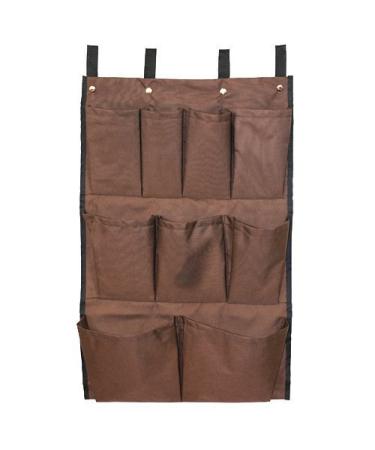 American Supply 9 Pockets Cart Caddy Bag, Brown