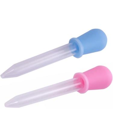 2pcs Baby Medicine Feeder Medicine Dropper Feeder Newborn Liquid Dropper Silicone 5ml Pipette Medicine Dispensers (Blue+Pink) Baby products - Buy Online on GoSupps.com