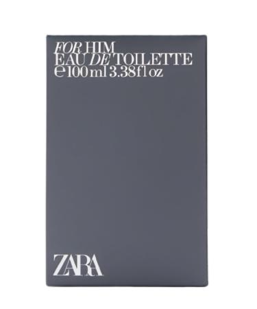 Zara For Him Men's Fragrance EDT Eau de Toilette 100ml (3.4 fl oz) Bergamot Cardamom & Sandalwood Notes Warm & Modern Eastern-Inspired Scent - Buy Online on GoSupps.com