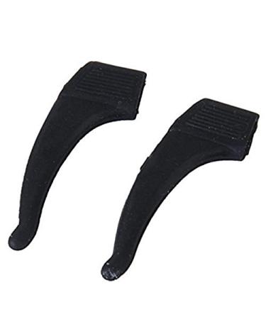 LAUGHERER 3 Pairs Ear Hooks Support Non-Slip Silicone Black