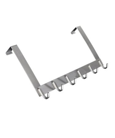 Alipis Stainless Steel Hooks Behind Door Organizer Hooks Coat Hanger Rack Hook up Clothes Hook No Punching