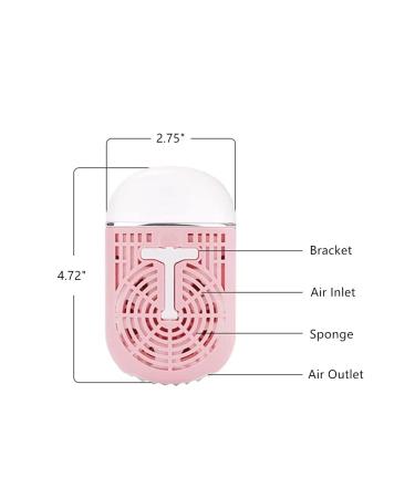 Dewin Eyelash Hair Dryer & Fan - Portable USB Mini Fan for Quick-Drying Eyelash Extensions - Pink - Buy Online on GoSupps.com