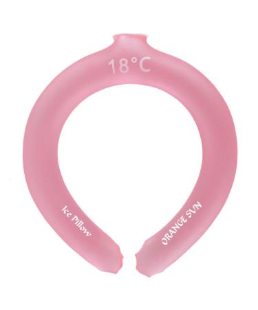 JIAWEIIY Neck Cooling Tube Wearable Cooling Neck Wraps Ice Gel Neck Cooler Wrap Reusable (A)