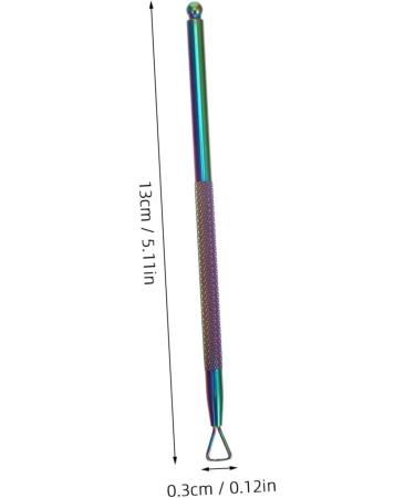 KALLORY Nail Trimmer Nail Care Tools Nail Scraper Metal Cuticle Pusher Cuticle Pusher Set Stainless Triangle Nail Polish Remover Tool (4 Pieces Silver) Pedicure Tools Nail Trimmers Blue - Buy Online on GoSupps.com