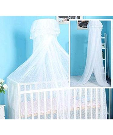 Baby Toddler Bed Dome Cots White Mosquito Netting - Palace-Style Crib Bedding Set - Buy Online on GoSupps.com