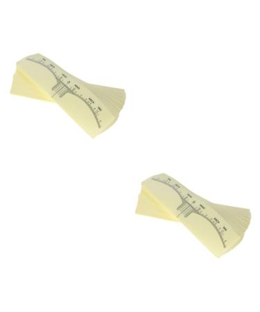 Beavorty 200 Pcs Eyebrow Shaping Stencils Eyebrow Pencil Eyebrow Shaping Tools Self-adhesive Disposable