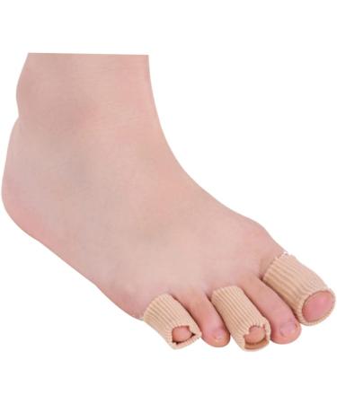 Healifty 6 Pcs Toe Cover Men's Gel Silicone Sleeves - Anti-Friction Toe Tubes & Finger Sleeves, Beige, Reusable & Cuttable - Buy Online on GoSupps.com