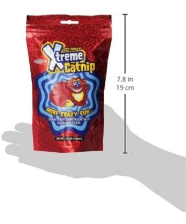 Xtreme Catnip Leaf 1 oz. - 100% Natural, Organically Grown, Super Concentrated Catnip Leaves - Non-Addictive Fun Cat Treat for Toys, Scratching Posts, and More - Buy Online on GoSupps.com